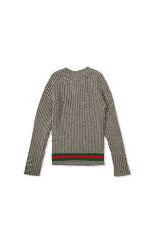 grey cotton jumper GUCCI KIDS | 785284XKD2W1127